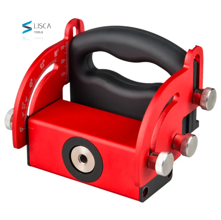 L-HT167 Multi-Angle Pocket Hole Jig Oblique Hole Locator Drilling Tool Kit 6/8/10/12mm Dowel Jig