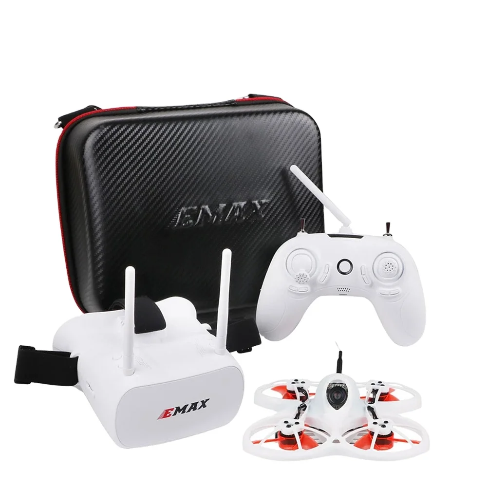 EMAX Tinyhawk II Indoor FPV Racing Drone RC Toy Quadcopter 16000KV RunCam Nano2 700TVL 37CH 25-100-200mW VTX 1S-2S BNF