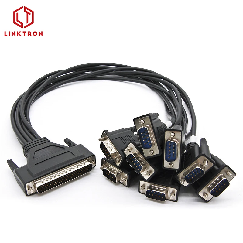 Кабель DSUB DB62PIN к DB9P папа 1 к 8 последовательный кабель Db62 папа к 8-порту Db9 папа соединительный кабель