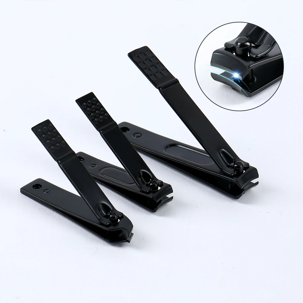 Stainless Steel Mini Black Disposable Professional Men Care Clipper Cutter Tool Manicure Pedicure De Kit Nail Set