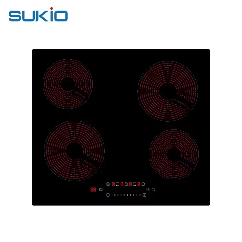 Four Built-In Ceramic Hob Multi-Cooking Home Use Infrared Induction Cooker With Touch Sensor