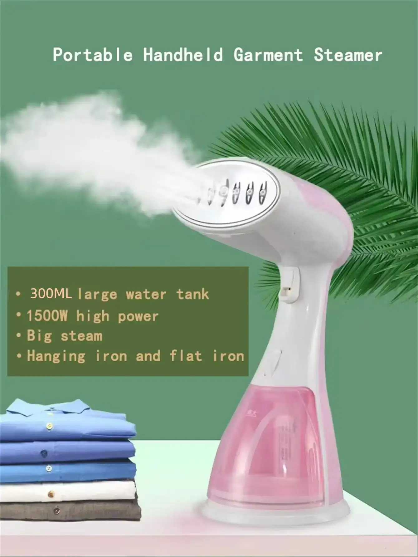 Electric Steam Iron Handheld Portable Home Garment Steamer Clothes Generator Steam Hanging Ironing Machine