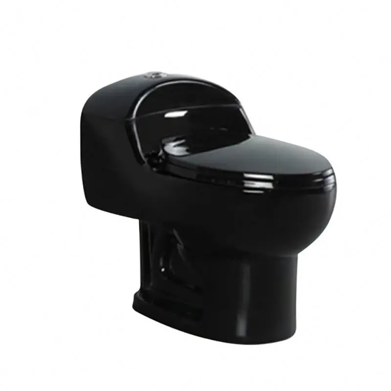 China Factory Export White Toilet Luxury Modern Hotel Commode  Bathroom One Piece Water Closet Cheapblack Toilet