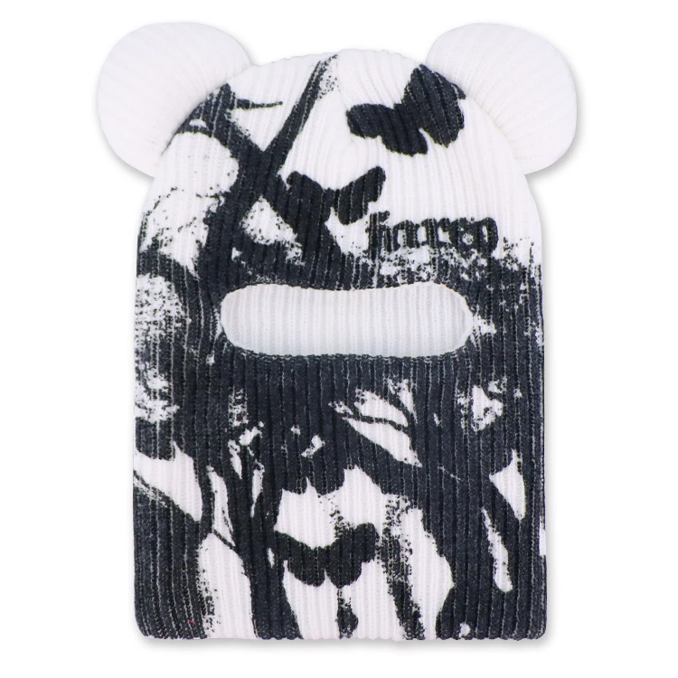 animal balaclava 3d ears balaclava bear ears 2 color ski masks