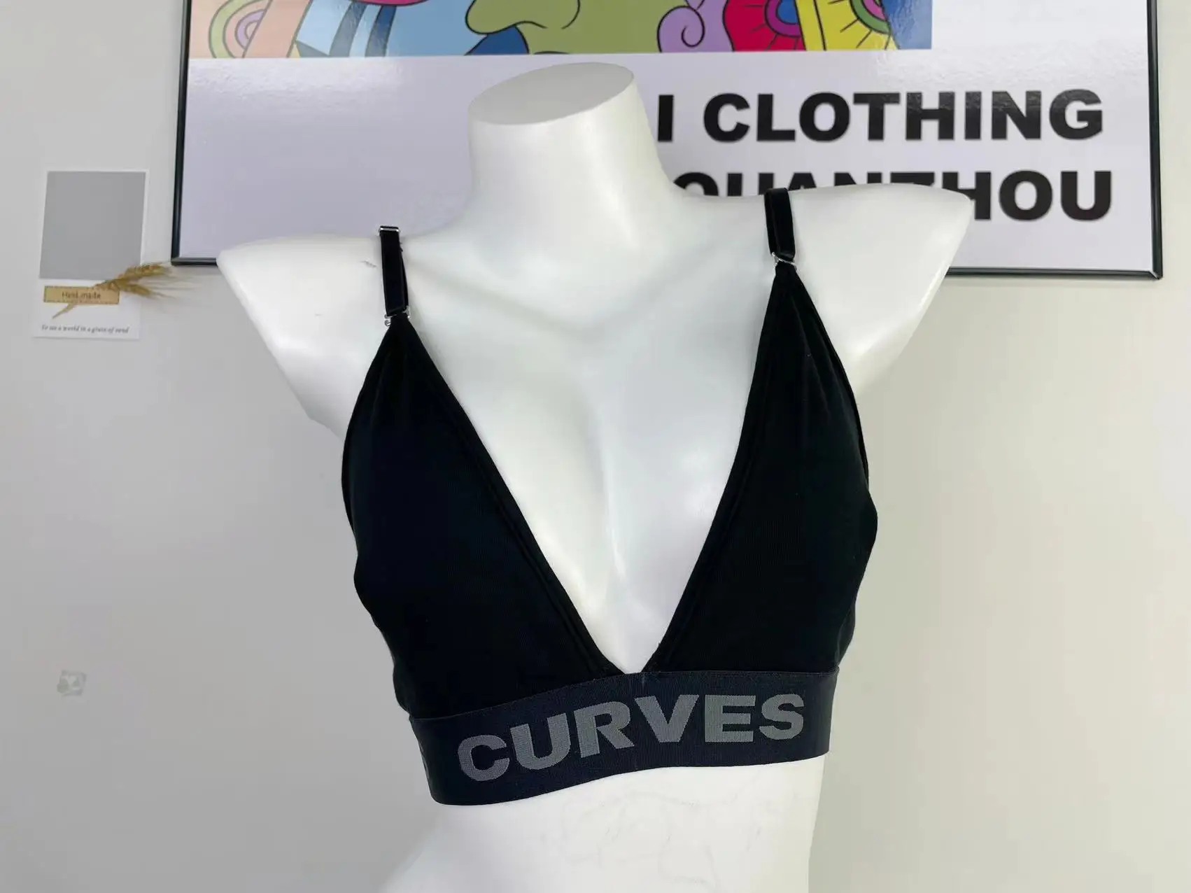 Custom Logo Brand Women Lingerie Underwear Ladies Sexy Plus Size Panty And Bra Sets