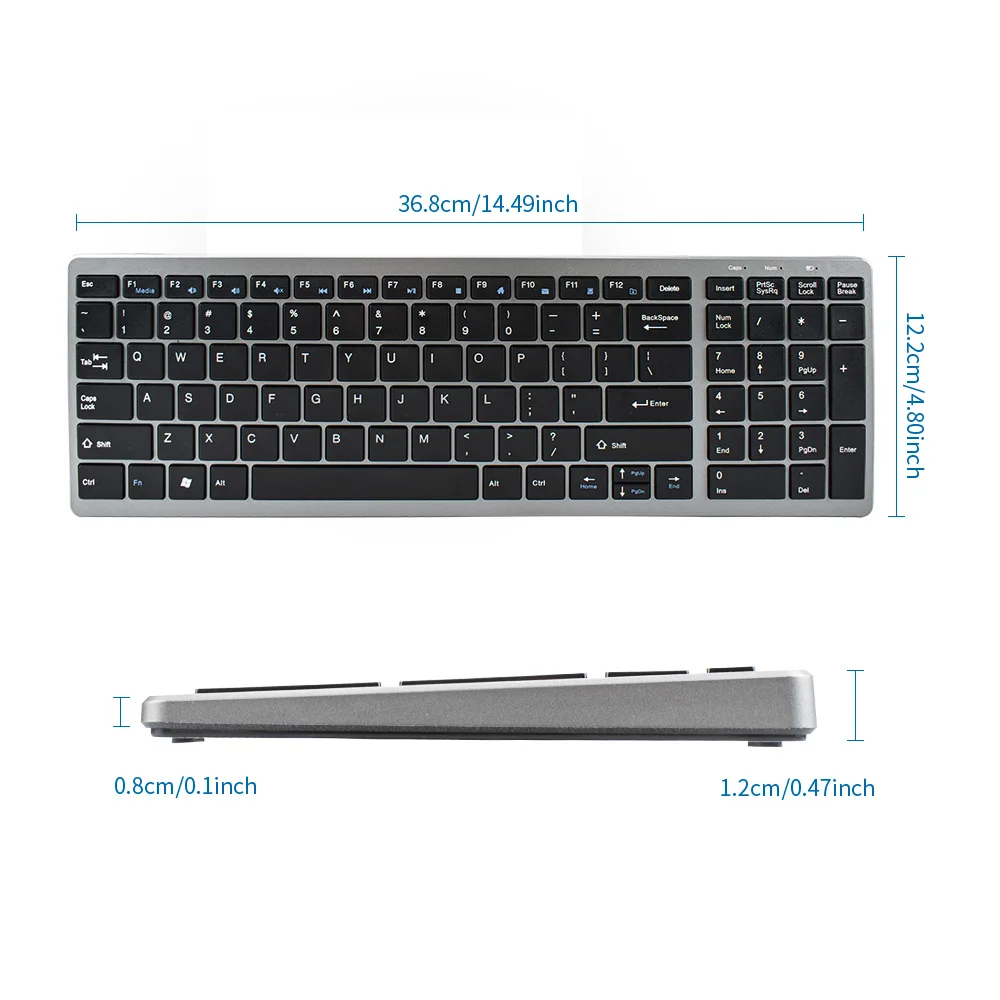 Мини беспроводная клавиатура Teclado Nano USB PC Аксессуары пользовательская