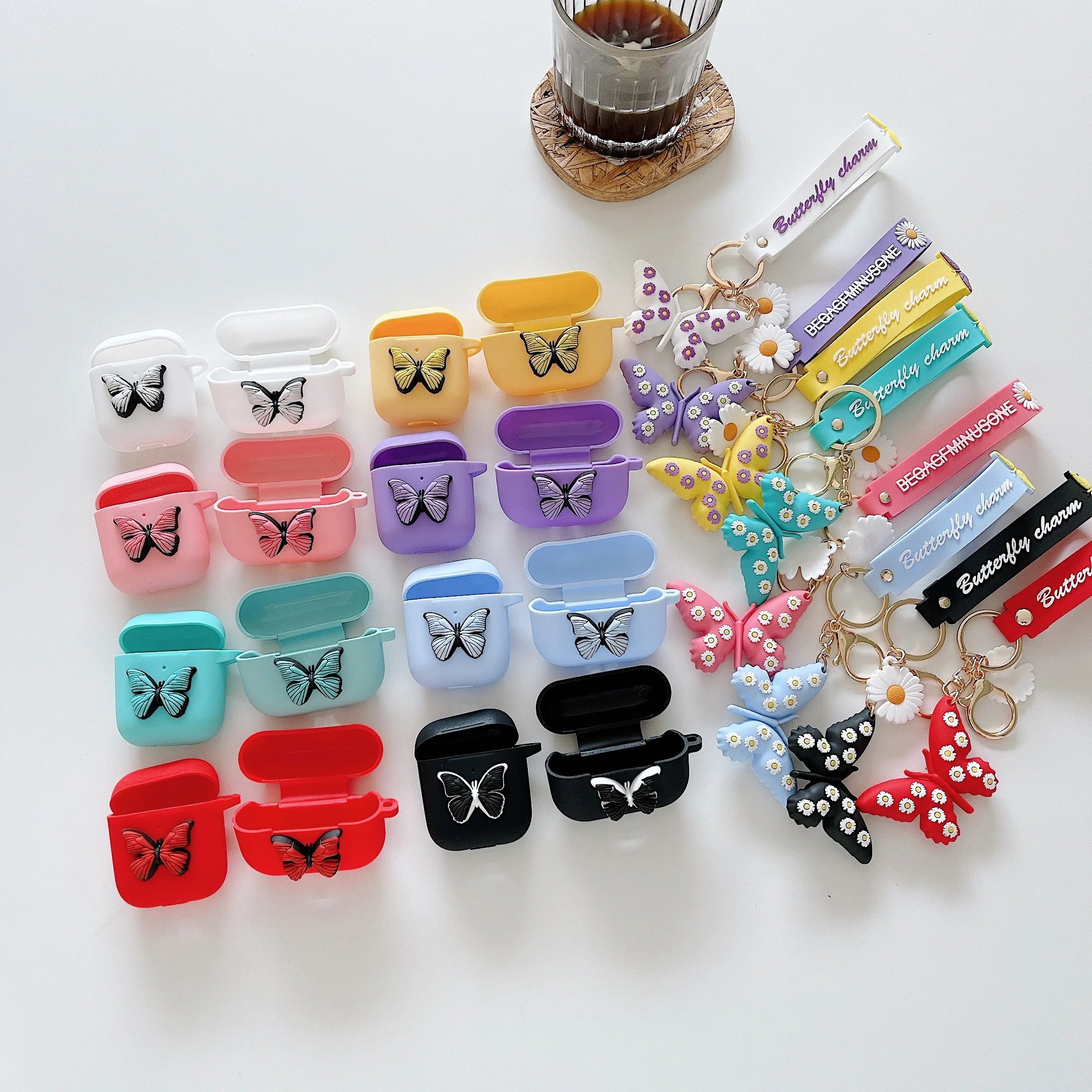 
New Design Luminous Silicone Rubber Case For Apple Airpods pro 1 2 