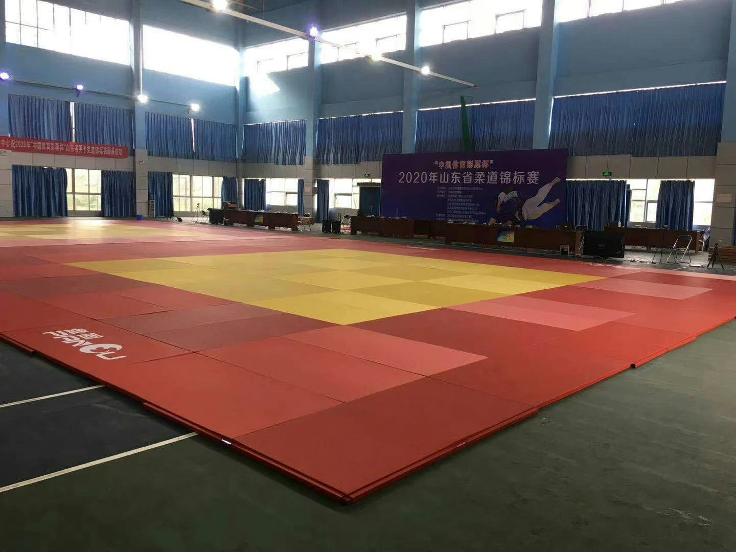 Tatami judo training mat composed foam 180gsm 230gsm anti slip for BJJ IJF events