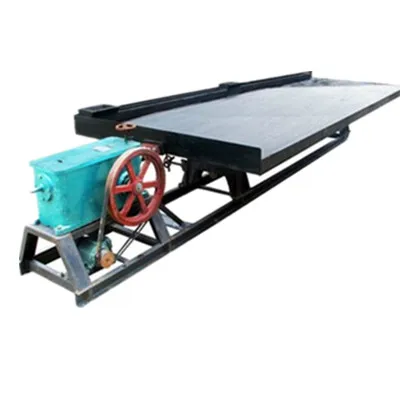 
Gold washing plant with trommel and shake table 