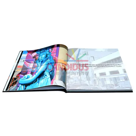 Art Book Hardcover Coffee Table Printing Customized Film Lamination Children Cardboard Book Printing Hard Cover A5 Kraft Paper