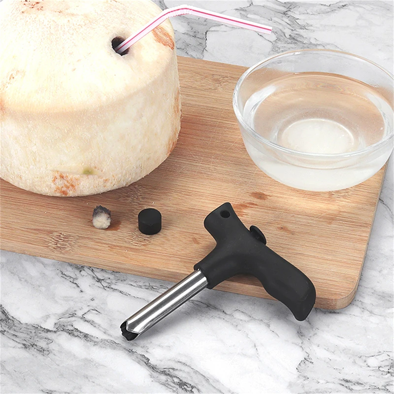 Portable Stainless Steel Manual Coconut Opener Fruit Vegetable Tools Handheld Coconut Opener