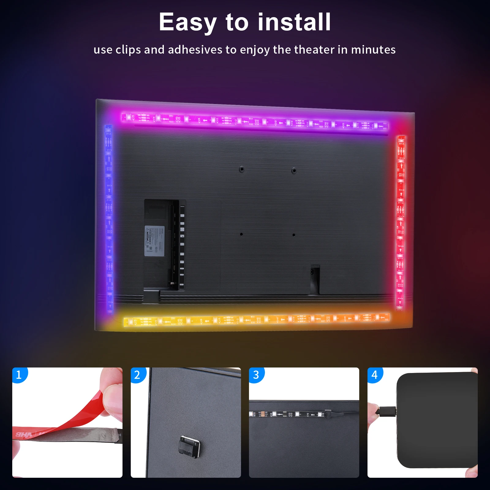Wholesale Hdmi 2.0 Fancy Sync Box Ambilight Pc Tv Lights Backlighting