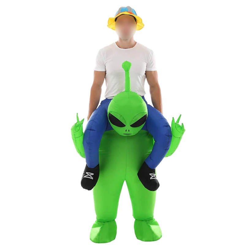 Price Hot Sales  Inflatable Alien Costume Halloween Cosplay Adult Size Costumes Holiday Party Decoration  for Adults