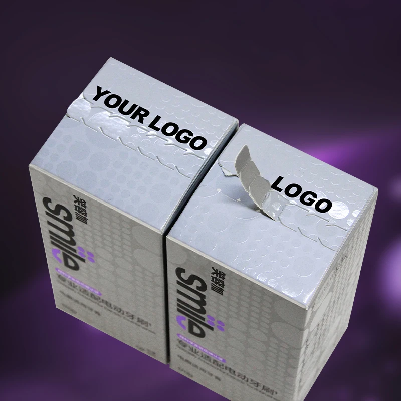 Guangzhou Factory Paper Box Custom Logo Paper Box with Tear Stripes