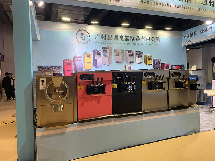 shineu hard ice cream machine shineu gelato batch freezer commercial