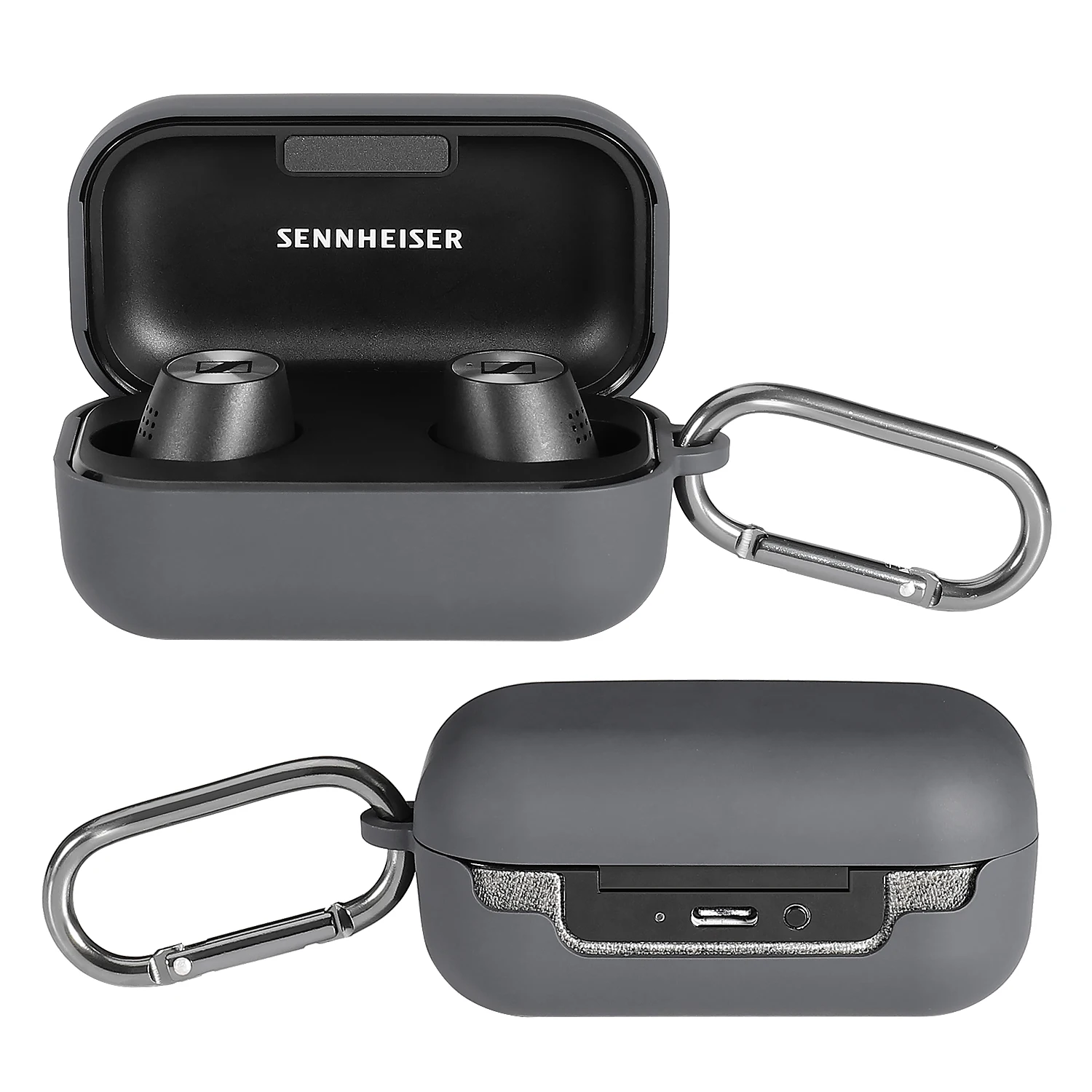 Защитный чехол из поликарбоната с крючком для наушников SENNHEISER Boost True Wireless 2