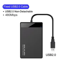 2.5 inch USB3.1 type C to Sata HDD mobile hard disk enclosure CaseTool Free 5Gbps Support 6TB UASP Protocol Hard Drive Enclosure