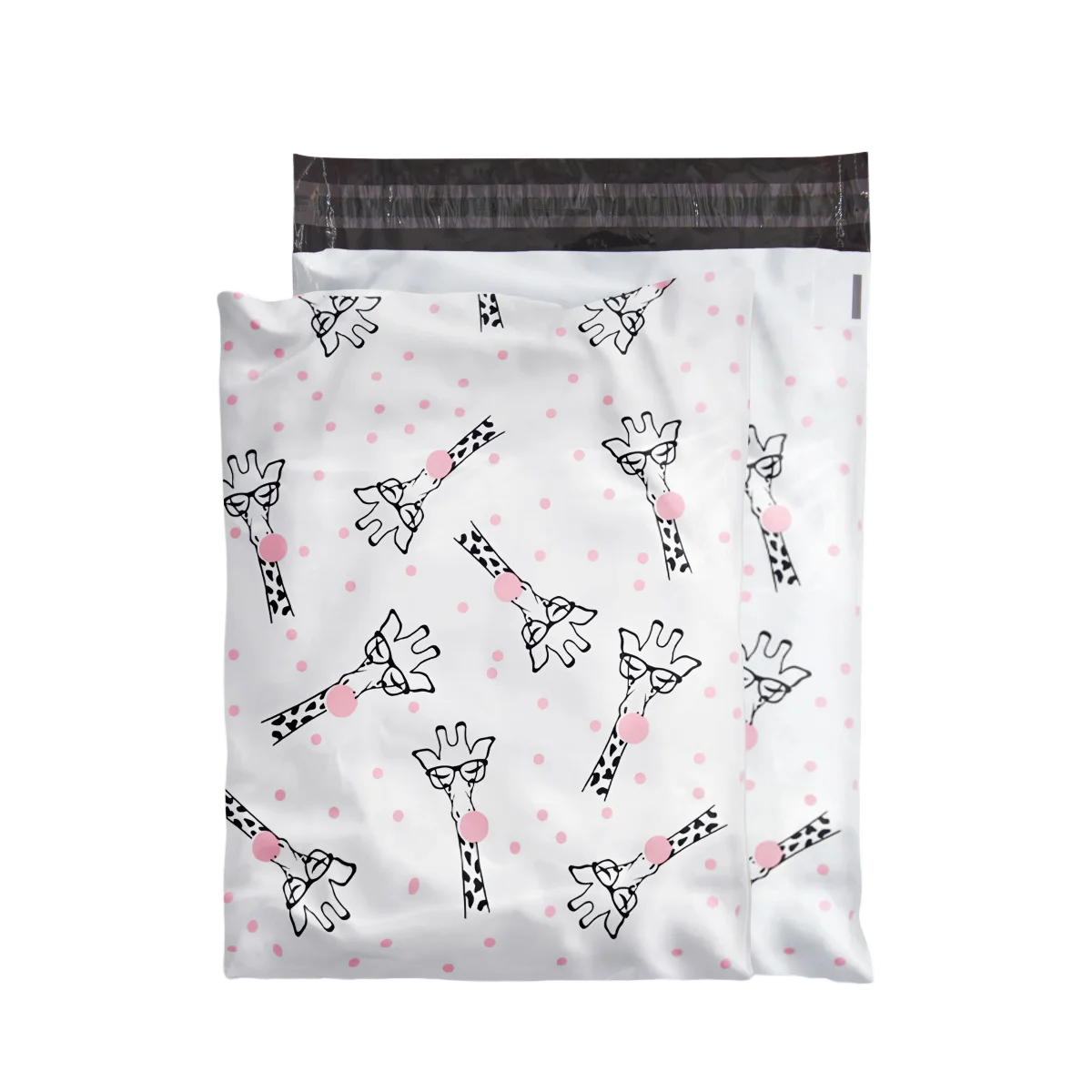 Розовые милые пакеты для почтовых отправлений Love Heart австралийская рубашка цветная полиэтиленовая сумка из ПВХ упаковка биоразлагаемый матовый