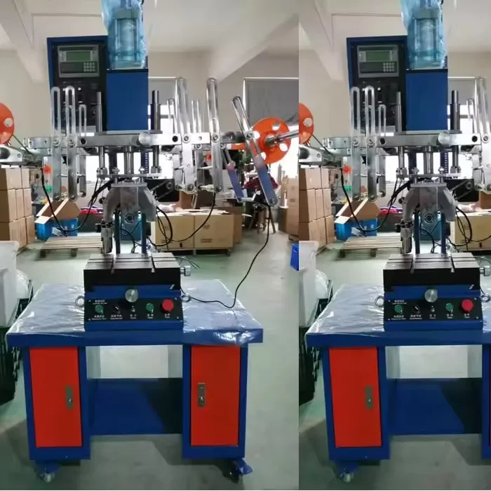 semi-automatic heat transfer machine for plastic bucket heat press transfer machine