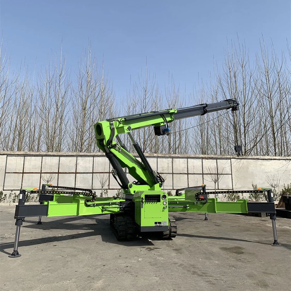 Hot Selling Folding Boom Low Profile Space Crane Equipment Knuckle Boom Crane Truck Construction New Used Engine Gear Motor