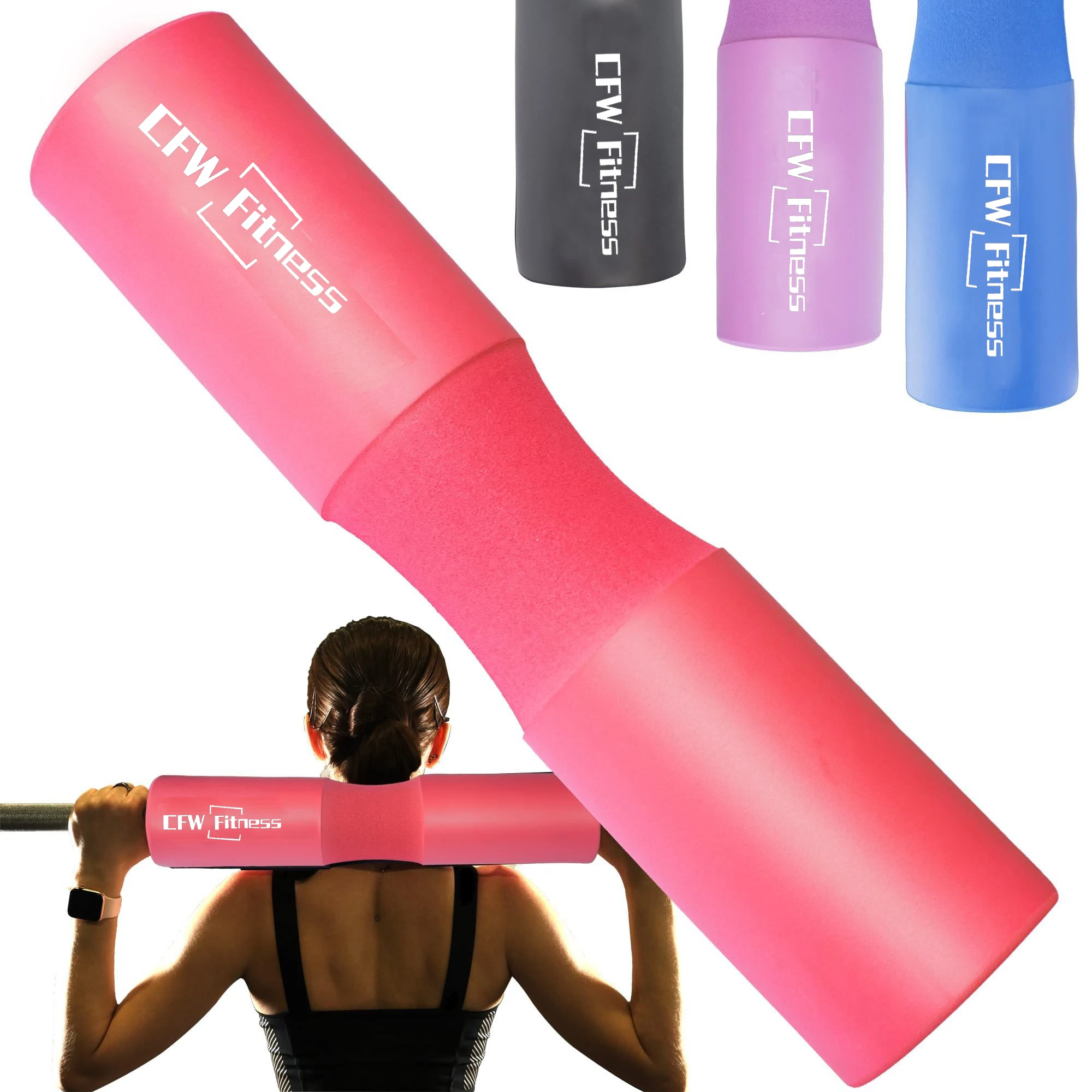 Custom Logo NBR Foam Barbell Shoulder Pads Fitness Equipment Accessories for Neck and Shoulders