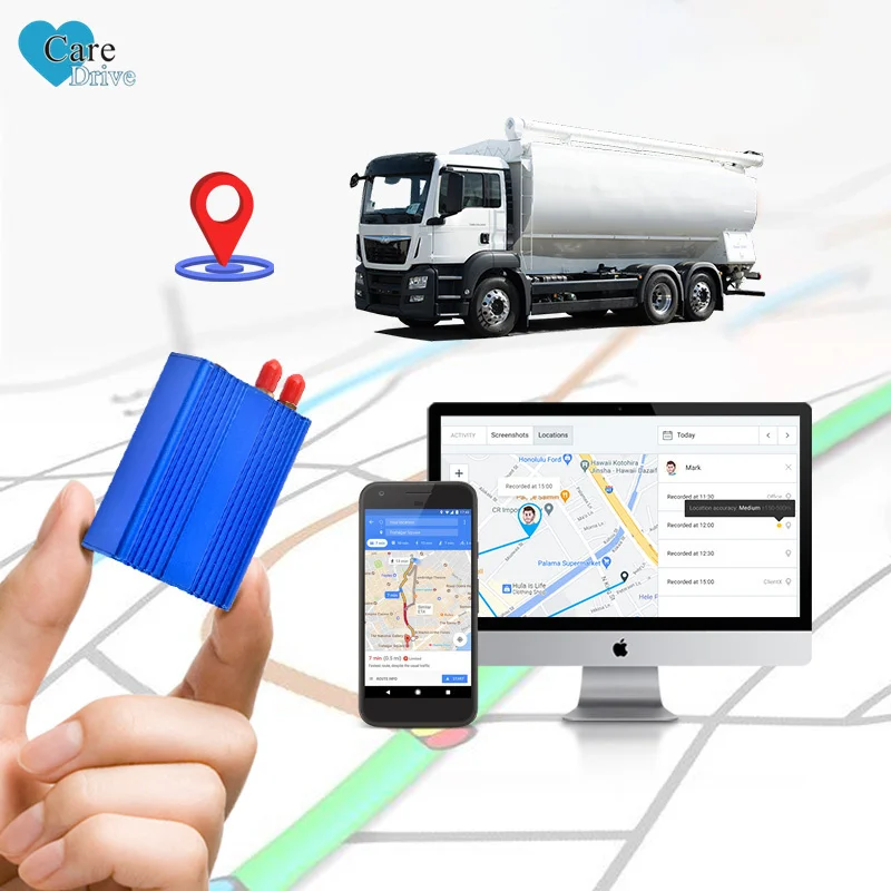 CareDrive Gps Location Equipment Car Truck Fleet Management Gps Server Tracking Software Online Live Gps Tracker