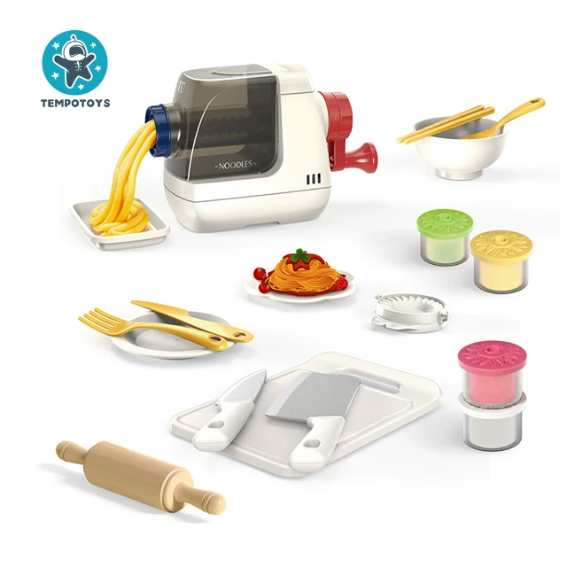 Tempo Mini Noodle Maker Toy Home Appliances Toys For Girls Diy Clay Play Set Kitchen Toys For Kids