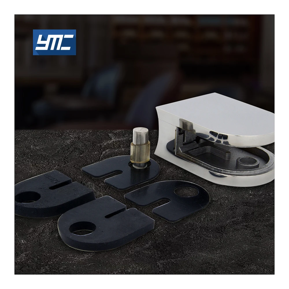 Stainless Steel Glass To Wall 0 Degree Glass Clamp