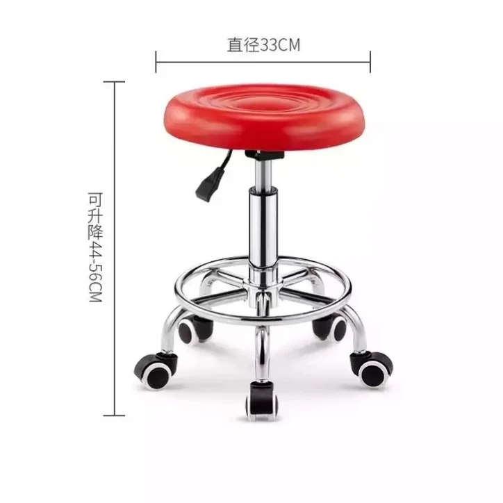 Factory Direct Black Laboratory Stool Chemical Physical Laboratory Chair With Backrest camping chair adjustable legs
