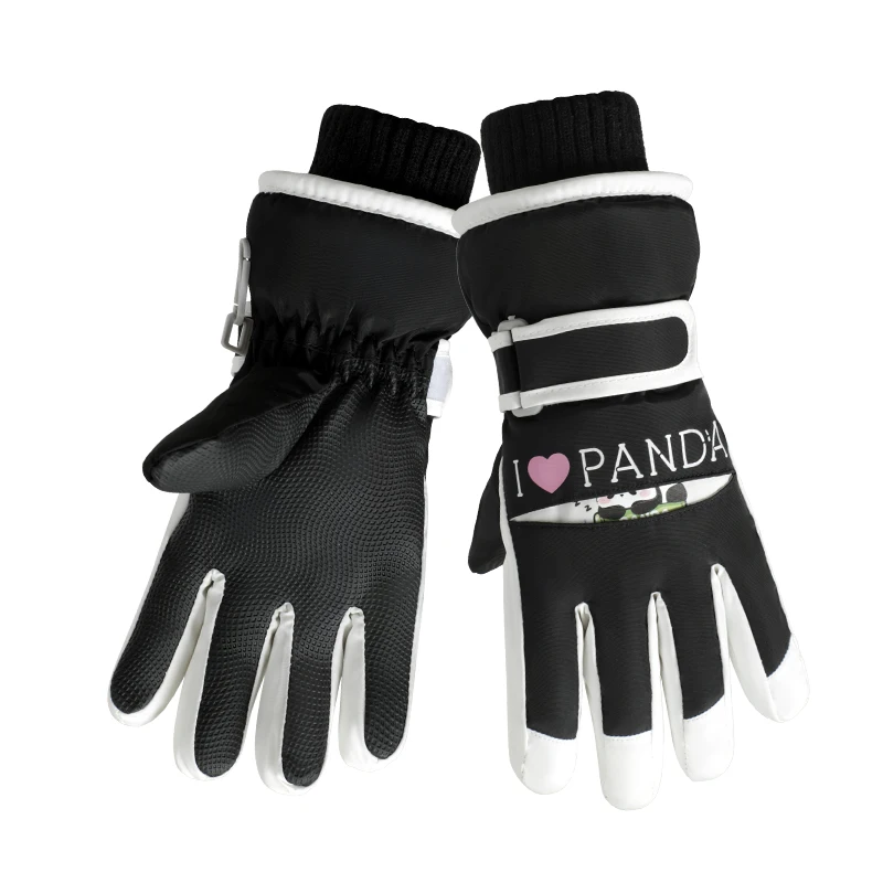 Cheap child running warm bike riding snow cold weather kids hand gloves in winter