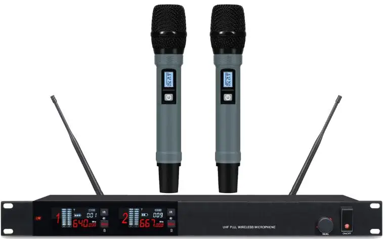 VR602 UHF PLL wireless Microphone for ktv karaoke singing Handheld Headset Lavalier 500-900Mhz super stable KTV singing Mic