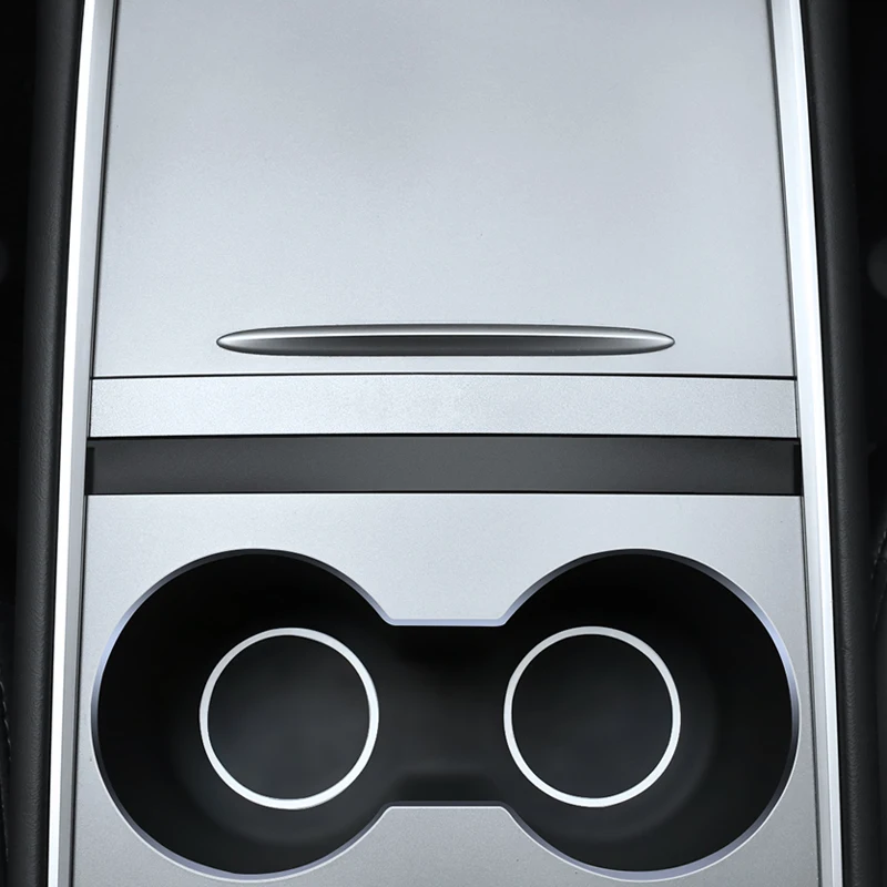 For Tesla model 3 Y Sliding cover extension line docking station car charger car Modified decorative accessories