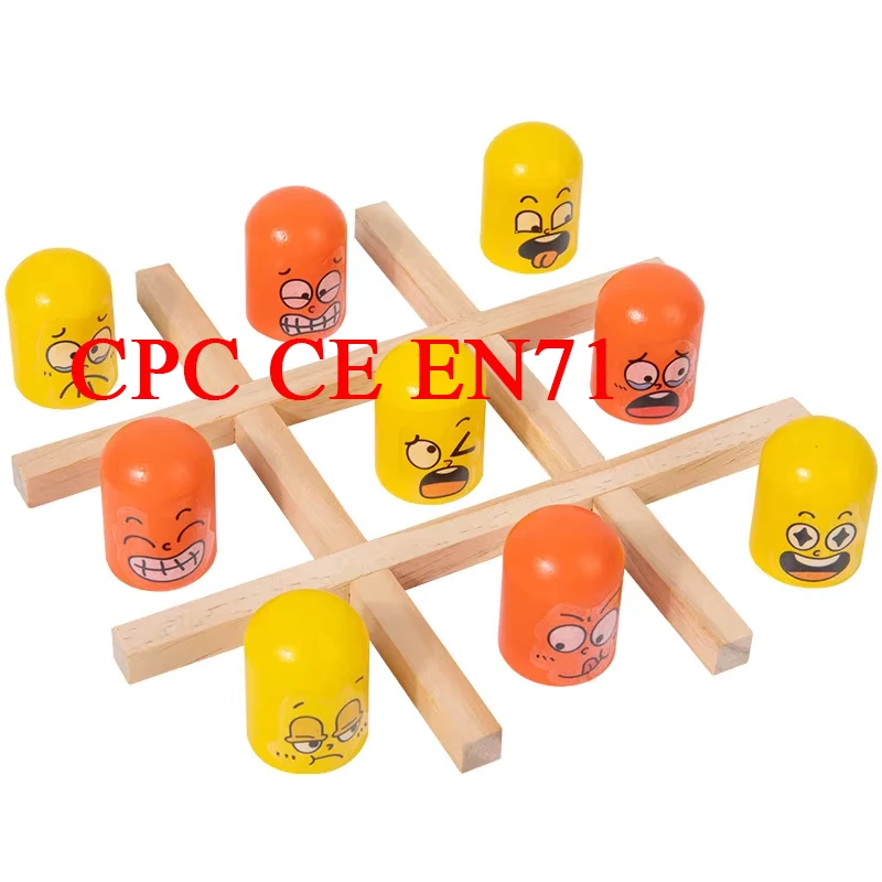 CPC CE EN71 Checkers Board Game For Kids And Tic Tac Toe Sets Travel Toys Travel Games