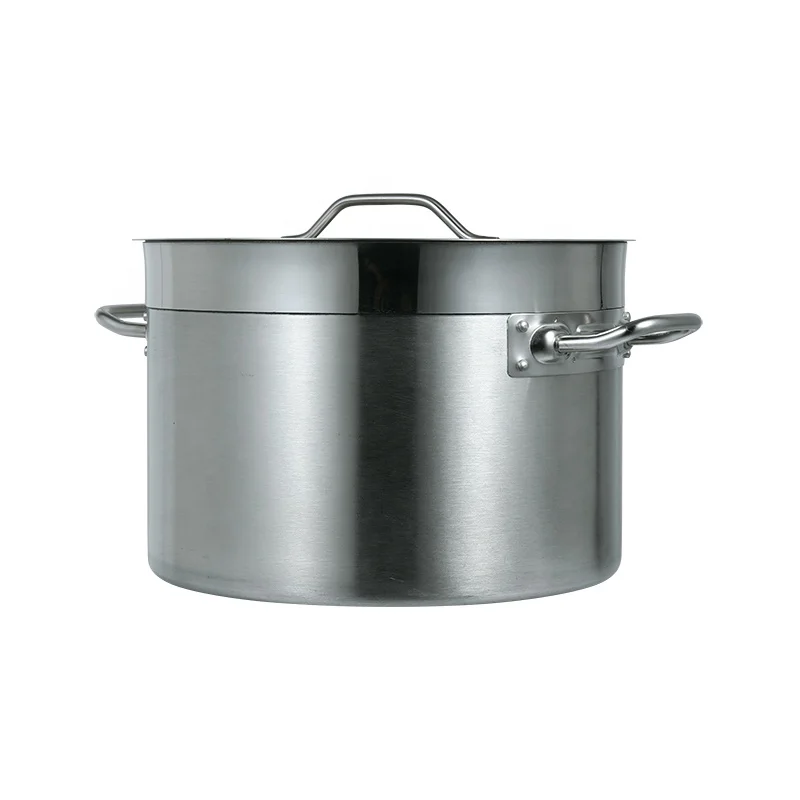 Заводская Прямая поставка Oem Junerte кухонные принадлежности большая кастрюля из нержавеющей стали с Индукционным дном