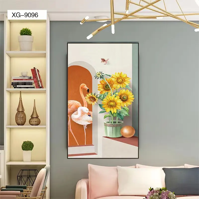 Modern landscape paintings wall pictures with frame