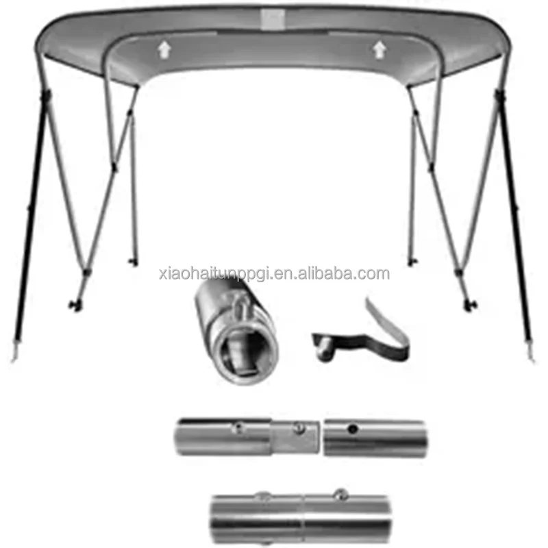 Little dolphin 4 Bow Stainless Steel Bimini Top Boat Canopy Bimini Top