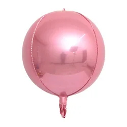 12 Inch 4D Aluminum Foil Balloon Graduated Color Multi-color Optional Helium Floating Birthday Party Wedding Decorative Balloon