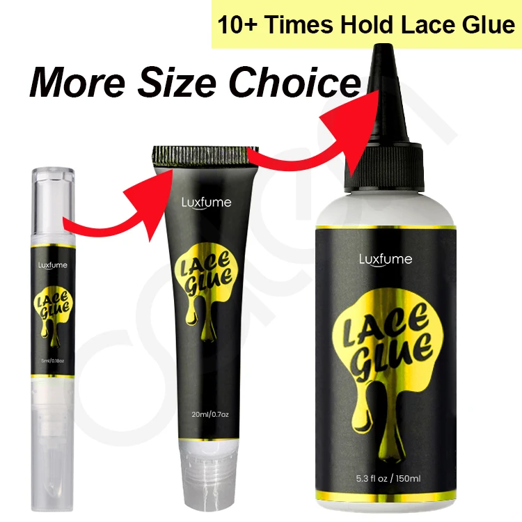 OEM/ODM Adhesive Lace Glue Waterproof for Lace Wigs Toupee Hair Extensions Tape