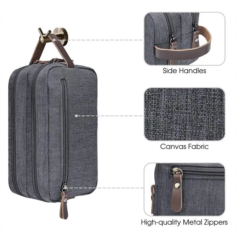 Wholesale Multipurpose Portable Lightweight Nylon Large Capacity Toiletry Storage Bag for Men