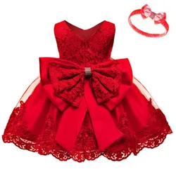 Little Kid Baby kid Flower Girl Summer Birthday Party Dress Costume Princess Dress 0-6 years