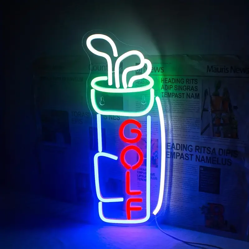 72 Styles Led Neon Light Colorful Neon Sign Golf For Room Home Party Wedding Decoration Xmas Gift Neon Lamp
