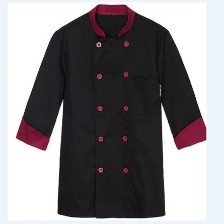 High Quality Custom Color Unisex Hotel Chef Jacket Restaurant Uniforms Men Classic Waiter Hotel Coats Chefs Jacket