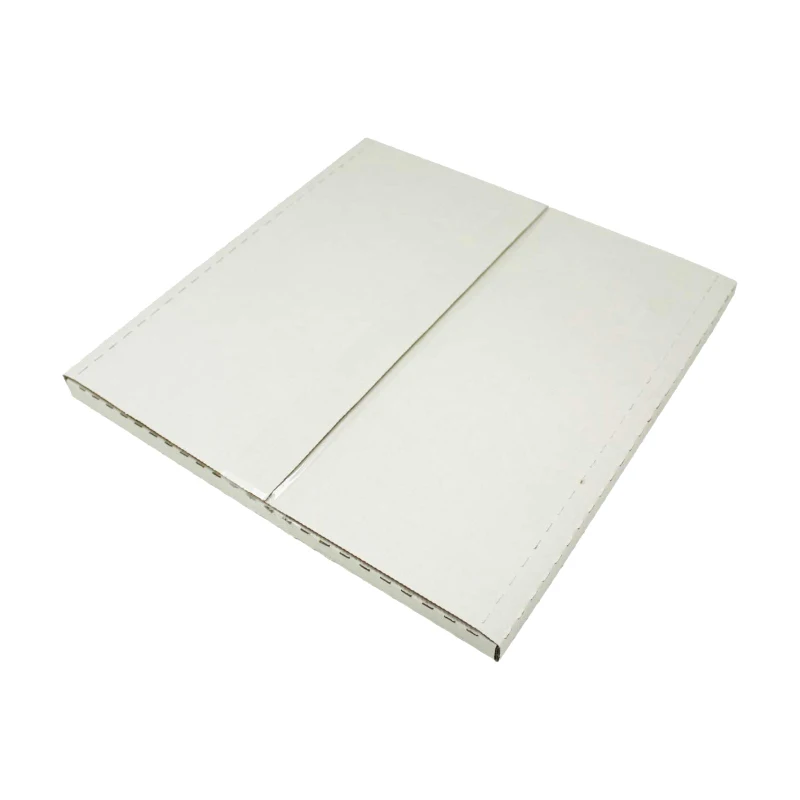 Eco-friendly recycling branded Standard Fold-Up White Cardboard Single CD Jewel book magazines Case Mailer Shipping delivery Box