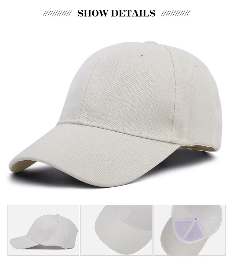Custom Embroidery Logo Sport Cap 100%cotton Adult Hat