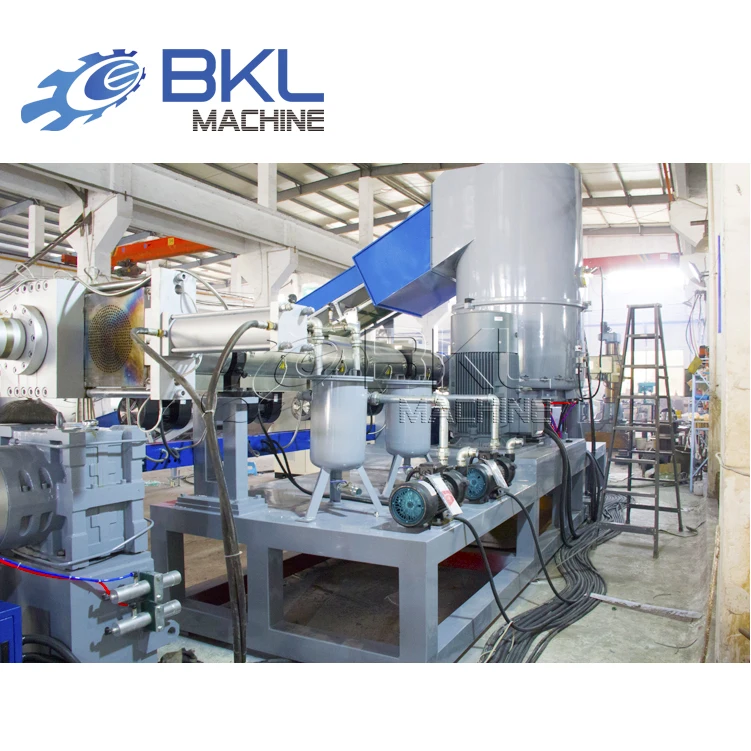 
PE PP pelletizing line with compactor /plastic recycling in pelletizing line 