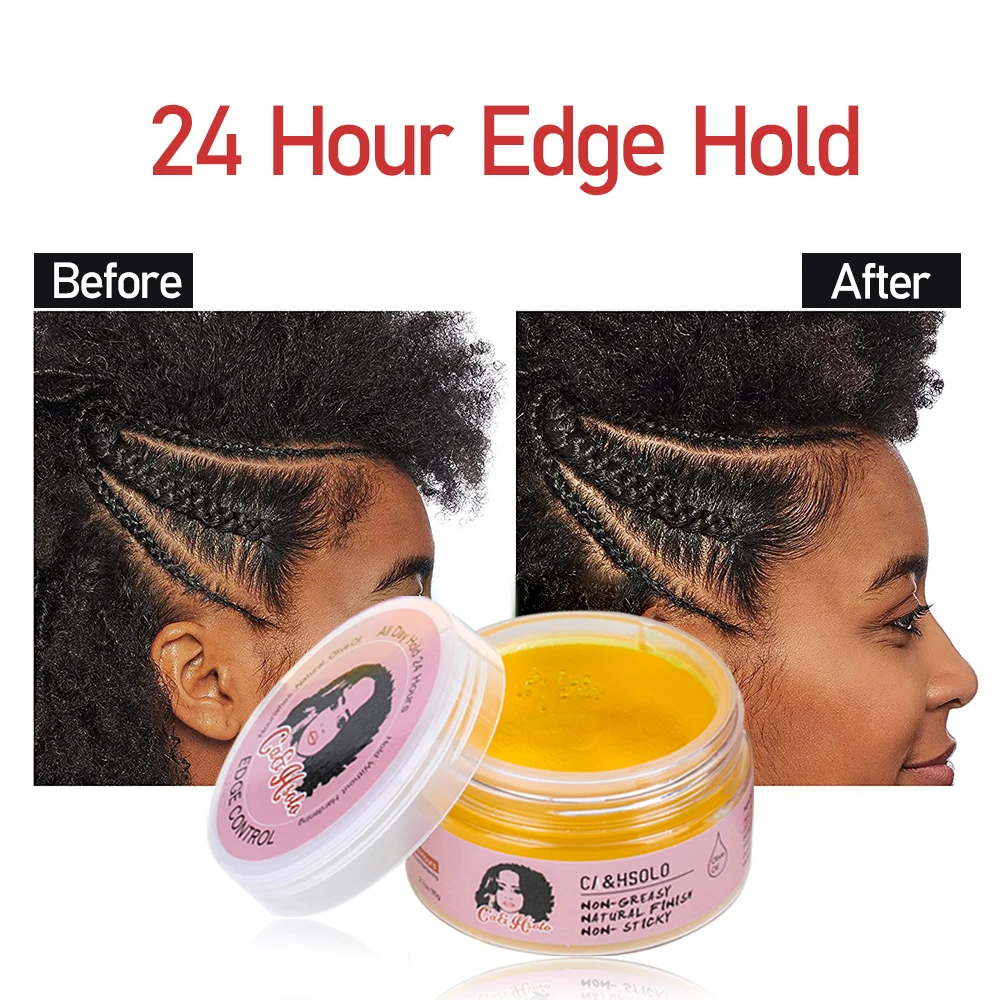 Custom Edge Control Gel Hair Styling Smooth Frizzi Hairs Non Greasy Hair Gel for Braiding Private Label Braid Styling Gel