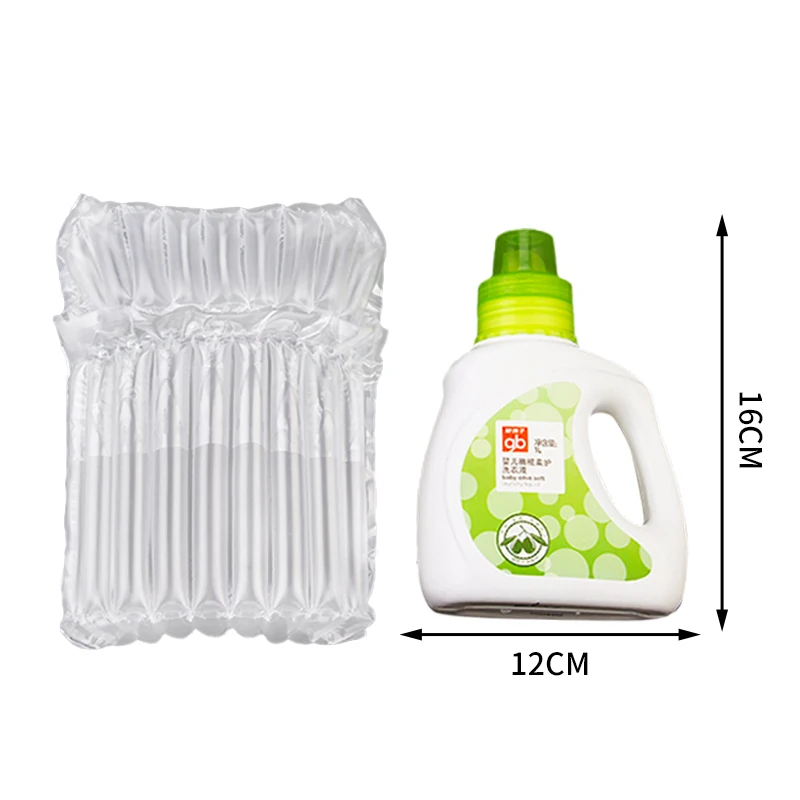 Shock Resistance Transport Protector PE/PA Material Bubble Cushion Wine Bottle Air Column Packaging Bag