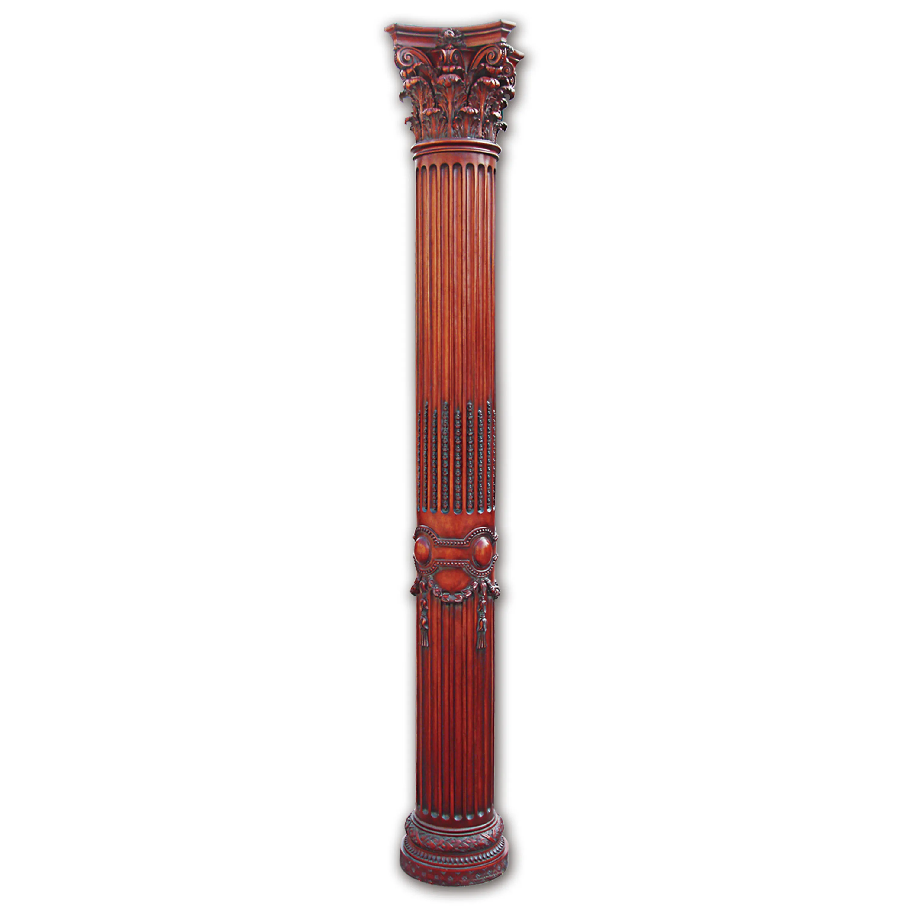 Decorative artificial marble roman pillar column for palace