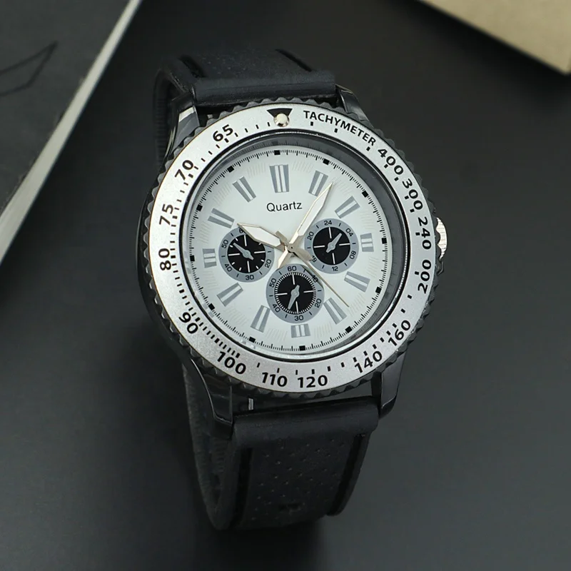 
Silicone strap plastic Current Classic Quartz OEM cheap popular promotion novelty Wrist Watches 