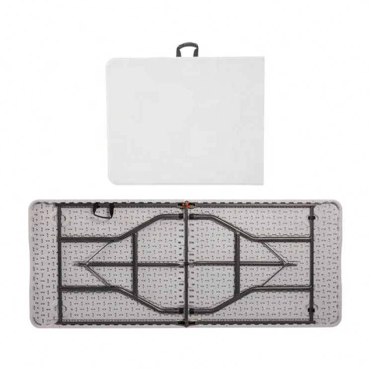 White Cheap Plastic Metal Foldable Table And Folding Chairs Prices Outdoor Party HDEP Fold Chair For Events